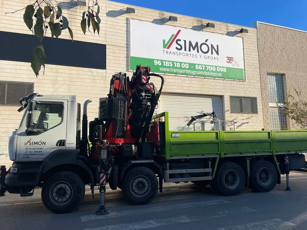 Transportes y grúas Vicente J. Simón Picó grúas móviles